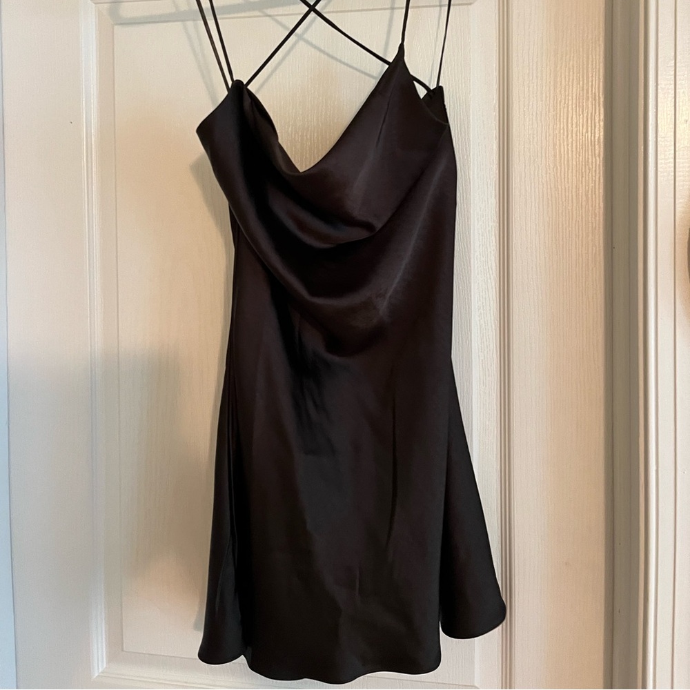 Elegant Black Slip Dress